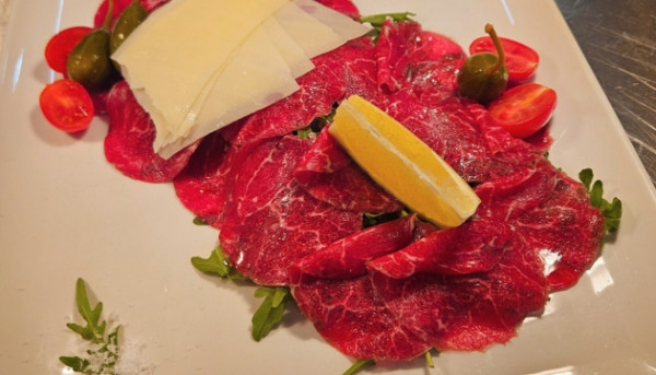 Beef carpaccio